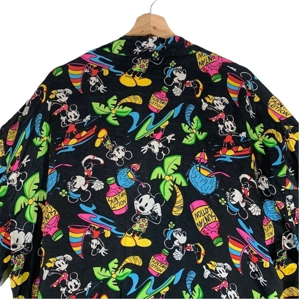 Vintage Disney Mickey And Minnie Mouse Silk Robe Size One Size Fits Most - Picture 6 of 15